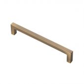 FTD401CAB - Carlisle Brass Fingertip Design Block Handle 170mm &lpar;160mm c&sol;c&rpar; Antique Brass