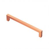 FTD401CSCO - Carlisle Brass Fingertip Design Block Handle 170mm &lpar;160mm c&sol;c&rpar; Satin Copper