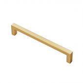 FTD401CSB - Carlisle Brass Fingertip Design Block Handle 170mm &lpar;160mm c&sol;c&rpar; Satin Brass