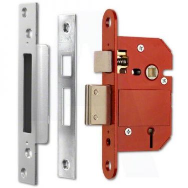 Click Here To Enlarge This Photo Of ERA Fortress 362-51 BS 5 Lever Sashlock 76mm Satin Chrome Keyed to Differ
