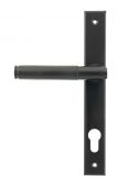 45527 From The Anvil Black Brompton Slimline Lever Espag&period; Lock Set - 92mm centres - 212mm screw centres