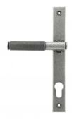 45529 From The Anvil Pewter Brompton Slimline Lever Espag&period; Lock Set - 92mm centres - 212mm screw centres