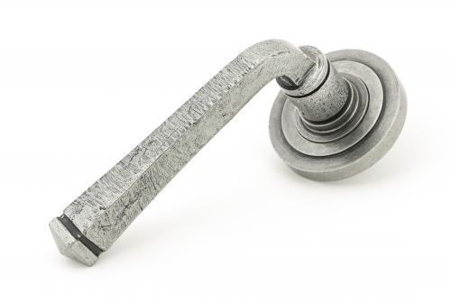Click Here To Enlarge This Photo Of 45632 From The Anvil Pewter Avon Round Lever on Rose Set &lpar;Art Deco&rpar;