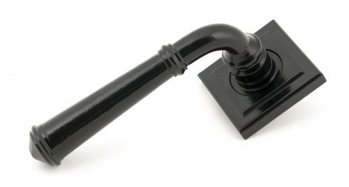 Click Here To Enlarge This Photo Of 45638 From The Anvil Black Regency Lever on Rose Set &lpar;Square&rpar;