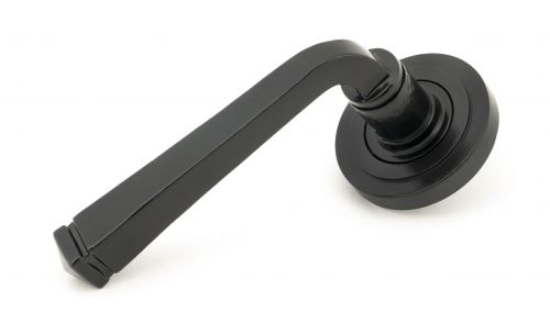 Click Here To Enlarge This Photo Of 49958 From The Anvil Black Avon Round Lever on Rose Set &lpar;Art Deco&rpar; - Unsprung