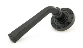 49959 From The Anvil Black Avon Round Lever on Rose Set &lpar;Beehive&rpar; - Unsprung