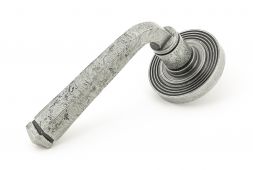 49967 From The Anvil Pewter Avon Round Lever on Rose Set &lpar;Beehive&rpar; - Unsprung