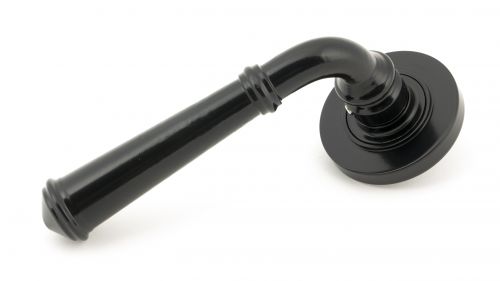 Click Here To Enlarge This Photo Of 49969 From The Anvil Black Regency Lever on Rose Set &lpar;Plain&rpar; - Unsprung