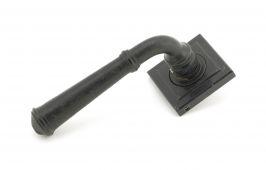49976 From The Anvil External Beeswax Regency Lever on Rose Set &lpar;Square&rpar; - Unsprung