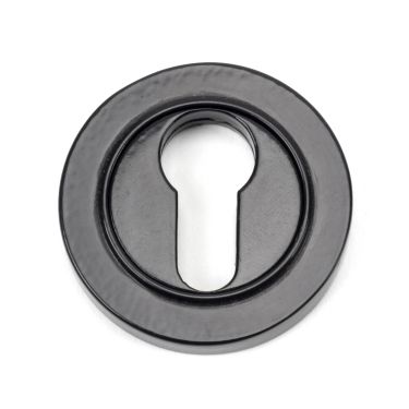 Click Here To Enlarge This Photo Of 45719 From The Anvil Black Round Euro Escutcheon &lpar;Plain&rpar;