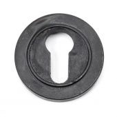 45723 From The Anvil External Beeswax Round Euro Escutcheon &lpar;Plain&rpar;