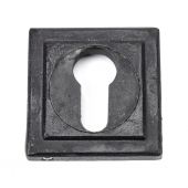 45726 From The Anvil External Beeswax Round Euro Escutcheon &lpar;Square&rpar;