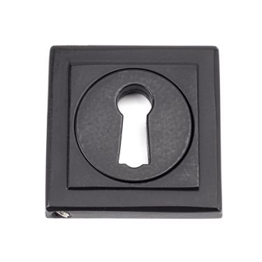 Click Here To Enlarge This Photo Of 49539 From The Anvil Matt Black Square Escutcheon &lpar;Square&rpar;