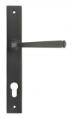 90357 From The Anvil Aged Bronze Avon Slimline Espag&period; Lock Set - 92mm centres - 212mm screw centres