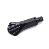 49896 From The Anvil Black Shell Curtain Finial &lpar;pair&rpar;