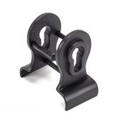 49597 From The Anvil Matt Black 50mm Euro Door Pull &lpar;Back to Back fixing&rpar;