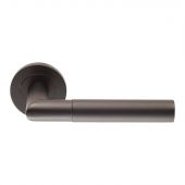 SWL1169MB - Carlisle Brass Eurospec 'Crown' Knurled Designer Lever on Round Rose &lpar;G304&rpar; Matt Black