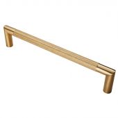 SWP1169&sol;300SPVD - Carlisle Brass Eurospec 450mm x 19mm Knurled Pull Handle &lpar;G304&rpar; Satin Brass PVD