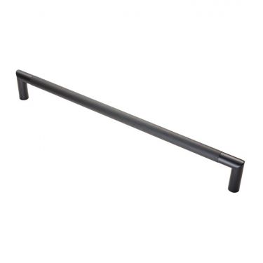 Click Here To Enlarge This Photo Of SWP1169&sol;450MB - Carlisle Brass Eurospec 450mm x 19mm Knurled Pull Handle &lpar;G304&rpar; Matt Black