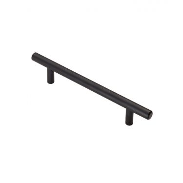 Click Here To Enlarge This Photo Of FTD445BMB - Carlisle Brass Fingertip Design 12mm Steel T-Bar Handle &lpar;128mm c&sol;c&rpar; 188mm Matt Black