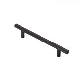 FTD445BMB - Carlisle Brass Fingertip Design 12mm Steel T-Bar Handle &lpar;128mm c&sol;c&rpar; 188mm Matt Black
