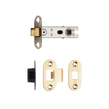 Click Here To Enlarge This Photo Of BTL1&sol;R - Carlisle Brass Eurospec 64mm CE Tubular Mortice Latch &lpar;Radius&rpar; Electro Brass