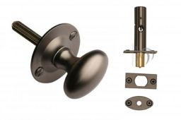 BT5&plus;RB7-MB Heritage Brass Oval Thumbturn with Bolt Matt Bronze Finish