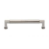 C0312 203-SN Heritage Brass Cabinet Pull Bauhaus Design 203mm ctc Satin Nickel Finish