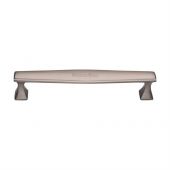 C0334 160-SN Heritage Brass Cabinet Pull Deco Design 160mm ctc Satin Nickel Finish