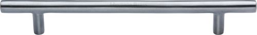Click Here To Enlarge This Photo Of C0361 160-SC Heritage Brass Cabinet Pull Bar Design 160mm ctc Satin Chrome Finish