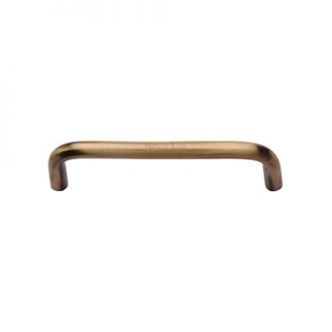 Click Here To Enlarge This Photo Of C2155 128-AT Heritage Brass Cabinet Pull Wire Design 128mm ctc Antique Brass Finish