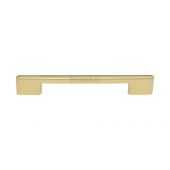 C3681 128-PB Heritage Brass Cabinet Pull Victorian Design 128mm ctc Polished Brass Finish