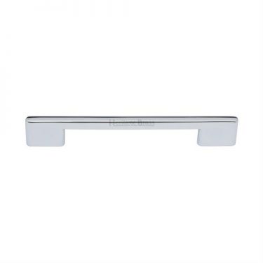 Click Here To Enlarge This Photo Of C3681 160-PC Heritage Brass Cabinet Pull Victorian Design 160mm ctc Polished Chrome Finish