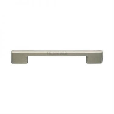 Click Here To Enlarge This Photo Of C3681 160-SN Heritage Brass Cabinet Pull Victorian Design 160mm ctc Satin Nickel Finish