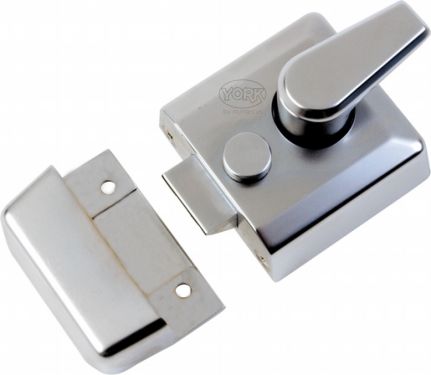 Click Here To Enlarge This Photo Of NL3040-SC M&period;Marcus York 40mm Std&period; Nightlatch Satin Chrome Finish