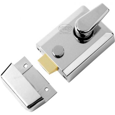 Click Here To Enlarge This Photo Of NL3060-PC M&period;Marcus York 60mm Std&period; Nightlatch Polished Chrome Finish
