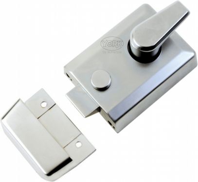 Click Here To Enlarge This Photo Of NL3060-SC M&period;Marcus York 60mm Std&period; Nightlatch Satin Chrome Finish