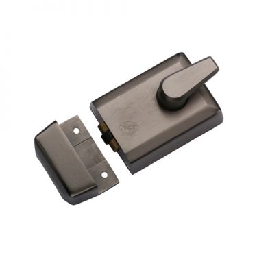 Click Here To Enlarge This Photo Of NL-R3060-MB M&period;Marcus York 60mm Roller Bolt Nightlatch Matt Bronze Finish