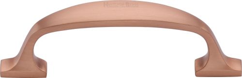 Click Here To Enlarge This Photo Of C7213 76-SRG Heritage Brass Cabinet Pull Durham Design 76mm ctc Satin Rose Gold Finish