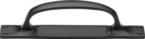 Click Here To Enlarge This Photo Of FB1142 228 M&period;Marcus Black Iron Rustic Cabinet Pull Handle on Plate 228mm