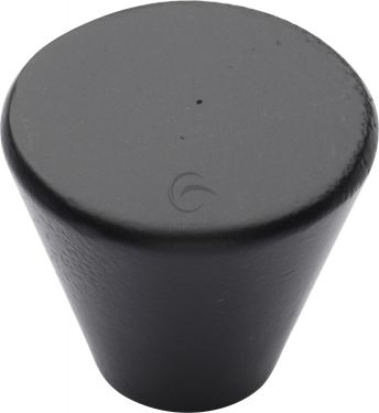Click Here To Enlarge This Photo Of FB3189 32 M&period;Marcus Black Iron Rustic Cabinet Knob Round Cone Design 32mm