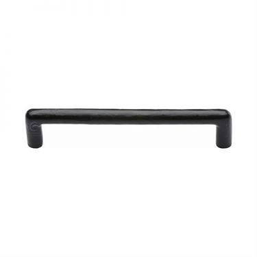 Click Here To Enlarge This Photo Of FB331 128 M&period;Marcus Black Iron Rustic Cabinet Pull Round Design 128mm ctc