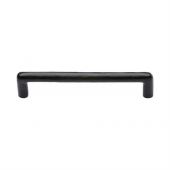FB331 128 M&period;Marcus Black Iron Rustic Cabinet Pull Round Design 128mm ctc
