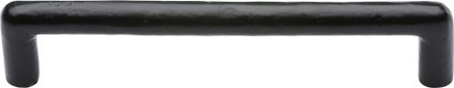 Click Here To Enlarge This Photo Of FB331 160 M&period;Marcus Black Iron Rustic Cabinet Pull Round Design 160mm ctc