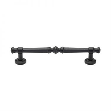 Click Here To Enlarge This Photo Of FB3343 96 M&period;Marcus Black Iron Rustic Cabinet Pull Kali Design 96mm ctc