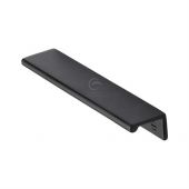 FB3384 76 M&period;Marcus Black Iron Rustic Edge Cabinet Pull 76mm