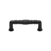 FB340 128 M&period;Marcus Black Iron Rustic Cabinet Pull Tuscany Design 128mm ctc