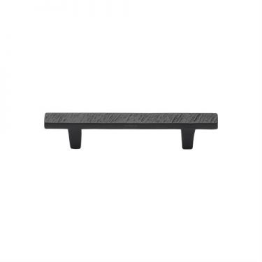 Click Here To Enlarge This Photo Of FB3425 192 M&period;Marcus Black Iron Rustic Cabinet Pull Textured Design 192mm ctc