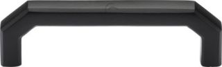 FB3465 128 M&period;Marcus Black Iron Rustic Cabinet Pull Angular Design 128mm ctc