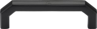 FB3465 96 M&period;Marcus Black Iron Rustic Cabinet Pull Angular Design 96mm ctc